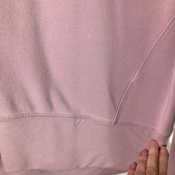 Womens Athleta Sweatshirt Pink M Spots - Picture 8 of 8